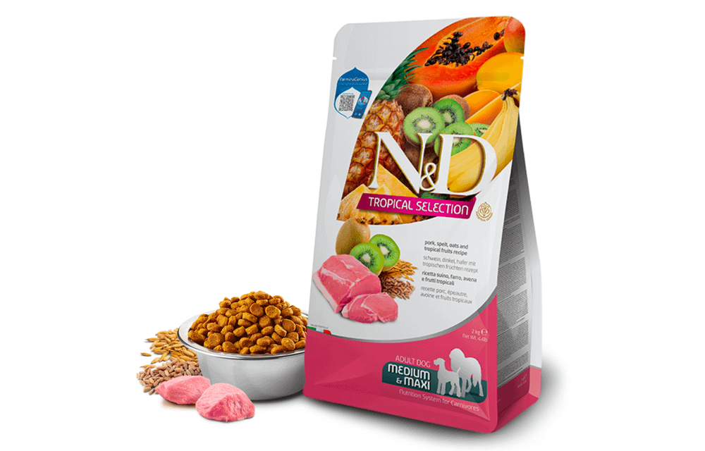 N&D TROPICAL DOG AD MED&MAXI PORK 2 KG