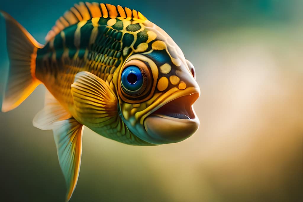 Разноцветни аквариумни риби, плуващи около растения и декорации, показващи уникалното им поведение
