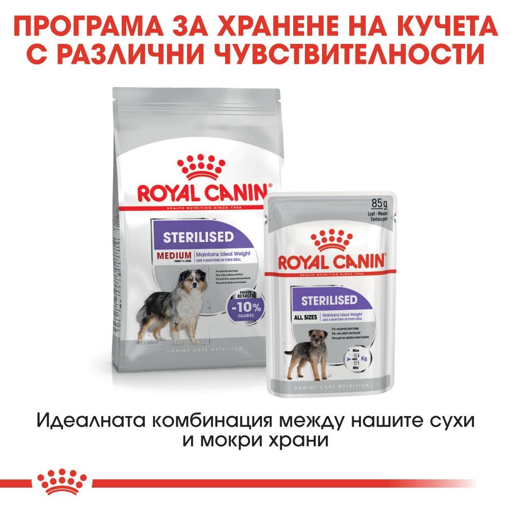 ROYAL CANIN® CCN MEDIUM STERILIZED 12кг - Image 3