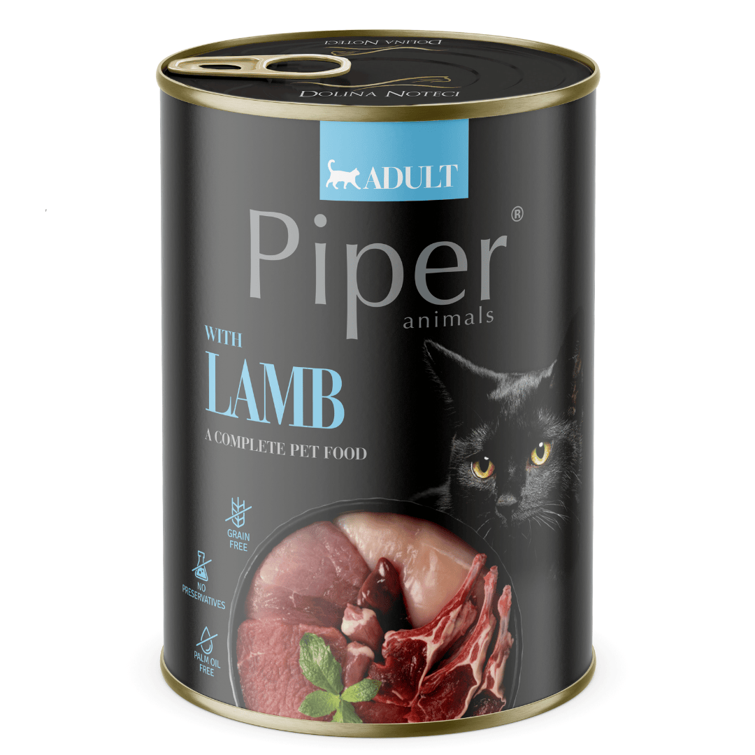 Piper Cat храна за котки с агнешко, 400 г