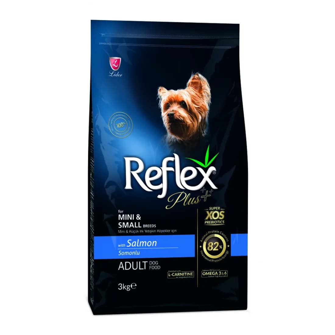Reflex Plus Salmon Small Breed Adult Dog - Пълноценна храна за израснали кучета от малки породи със сьомга 3 кг
