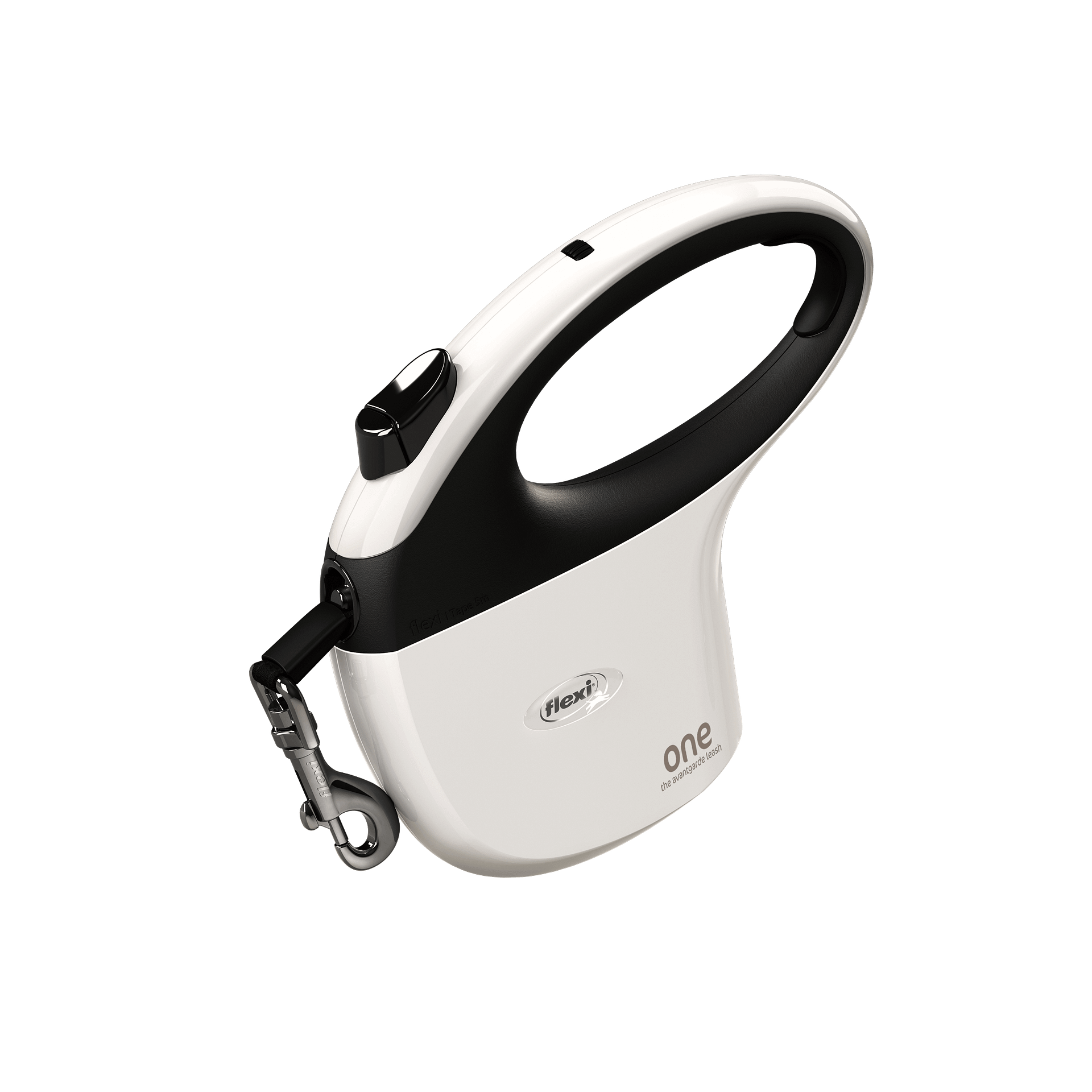 flexi One for All - 5 м лента, бяло/черно