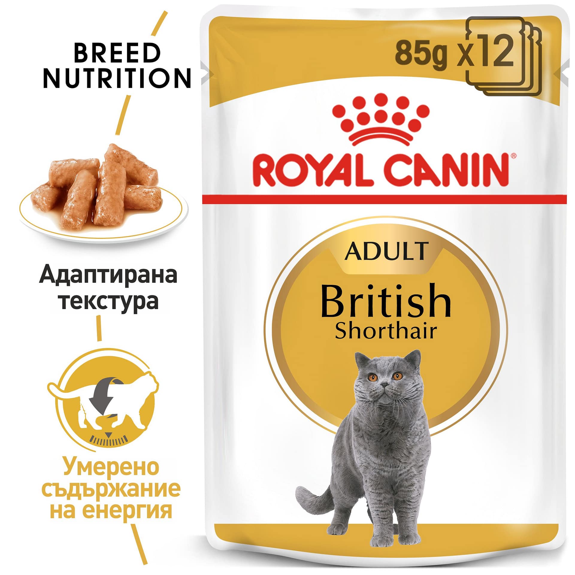ROYAL CANIN® FBN BRITISH SHORTHAIR хапки в сос 85г