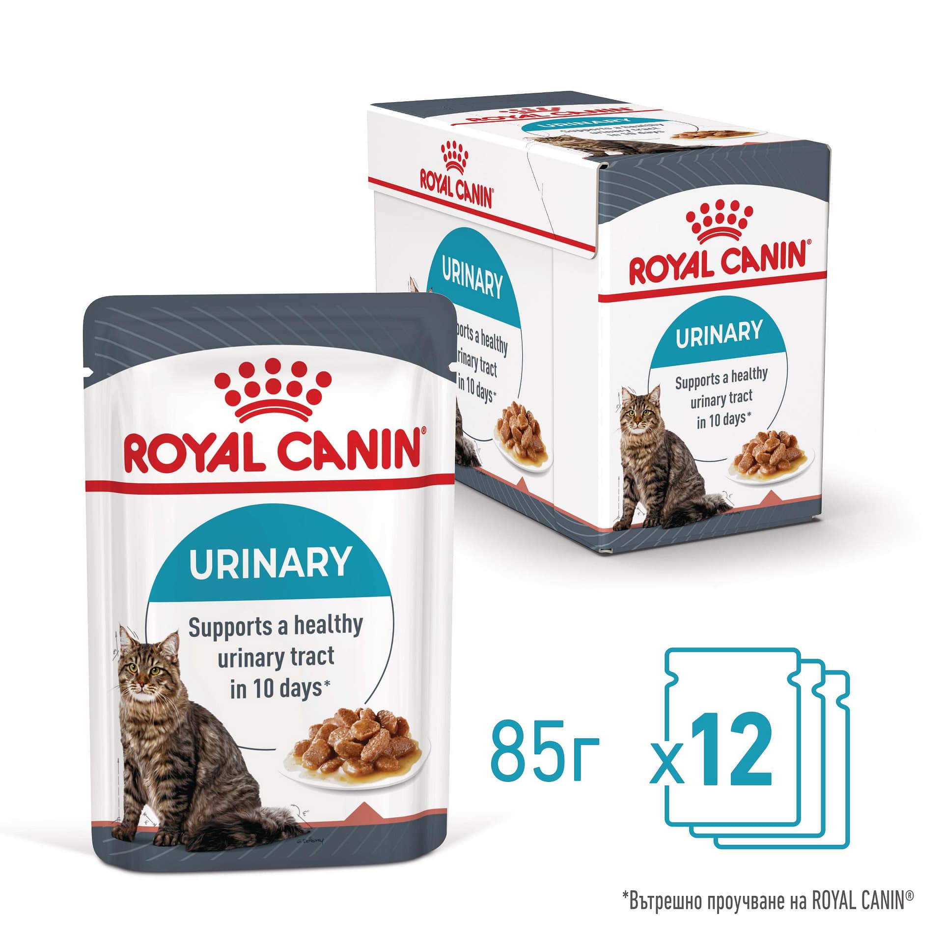 ROYAL CANIN® FCN CARE URINARY хапки в сос 85г стек/12бр