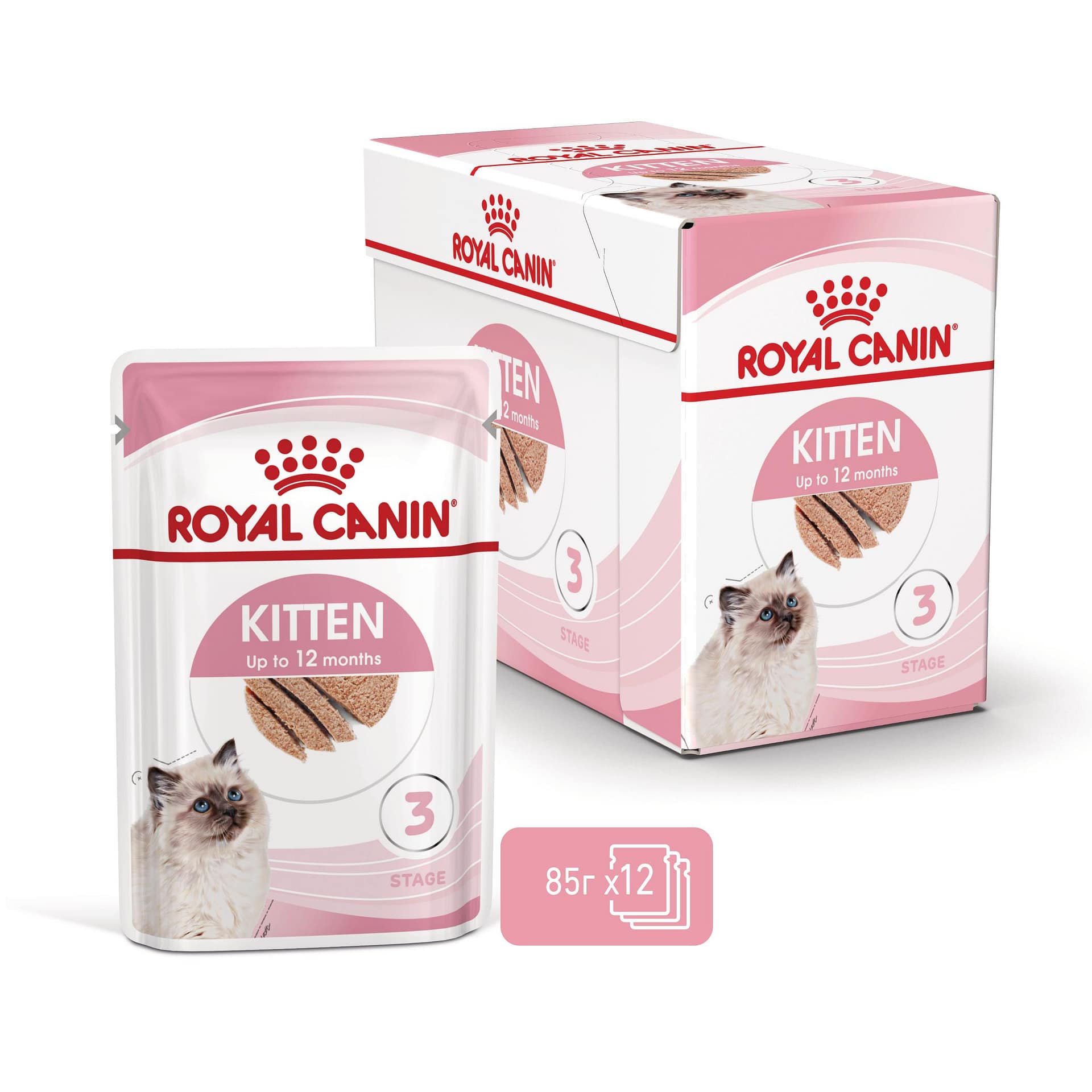 ROYAL CANIN® FHN KITTEN пастет 85г стек/12бр