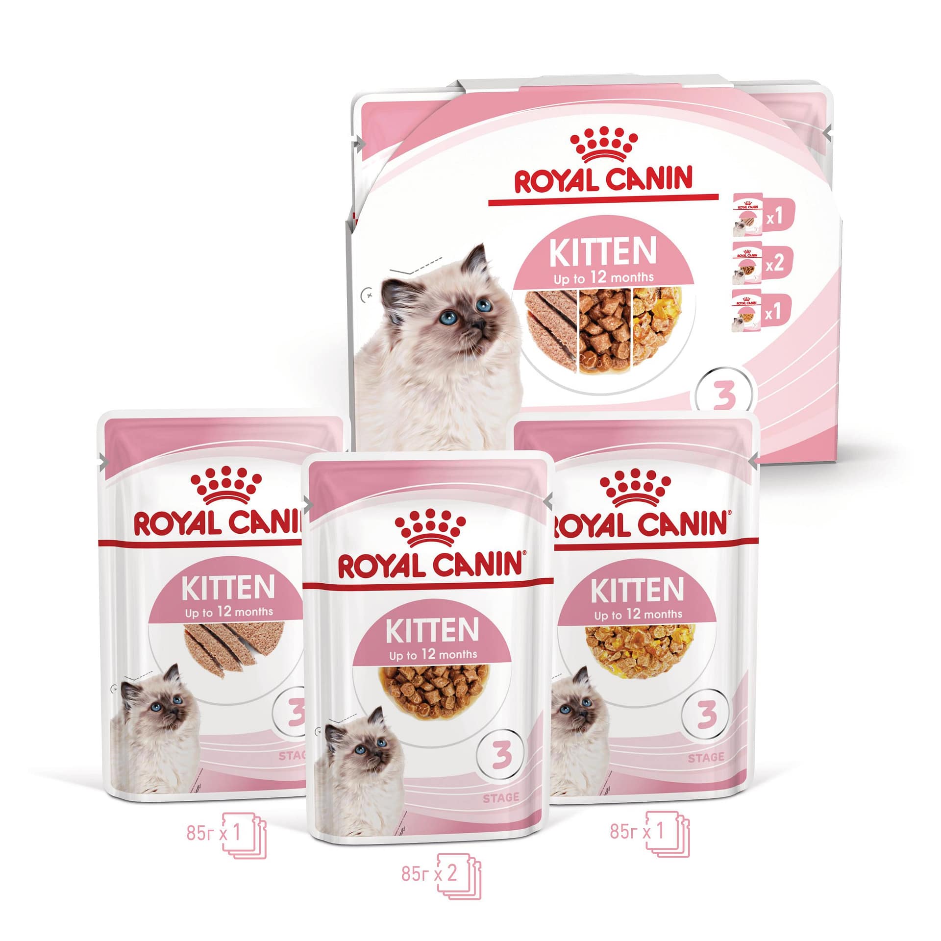 ROYAL CANIN® FHN MULTIPACK KITTEN 4x85г