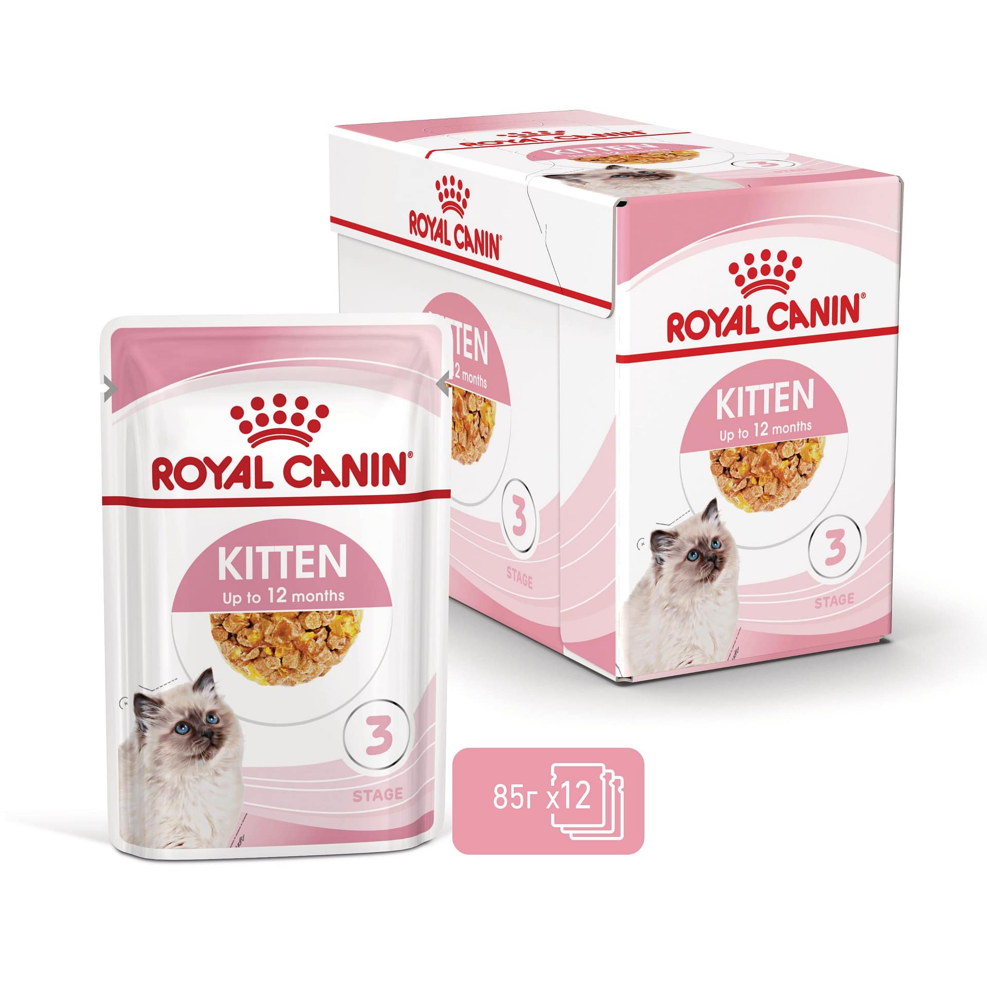ROYAL CANIN® FHN KITTEN хапки в желе 85г стек/12бр