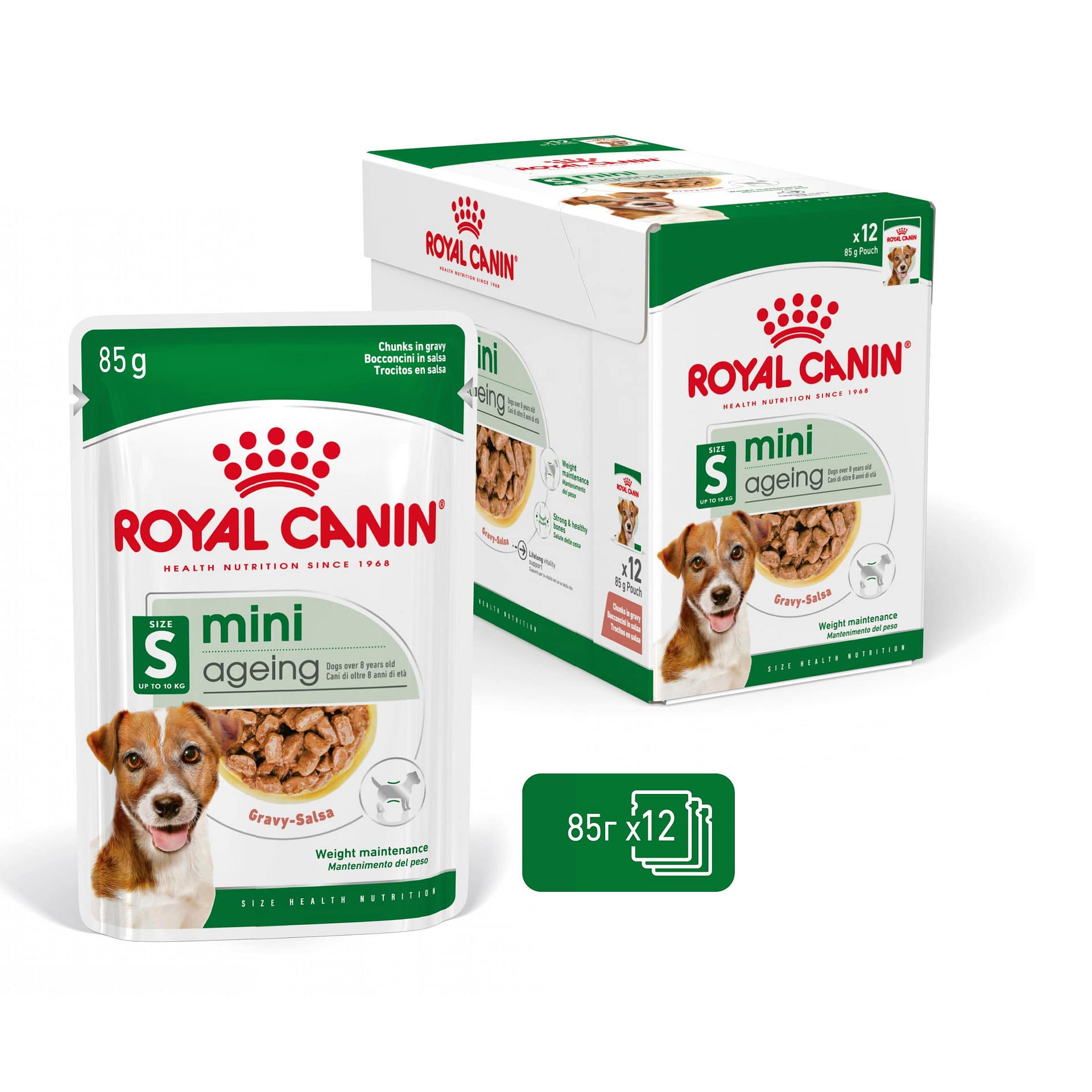 ROYAL CANIN® SHN MINI AGEING хапки в сос 85г стек/12бр