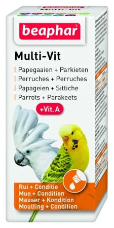 Beaphar Multi Vit Parrots+ Parakeets + vit.A мултивитамини за папагали