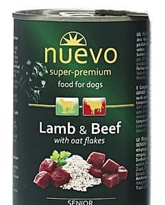 Nuevo Dog Senior Lamb, Beef & Oat flakes - 400г