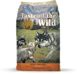 Taste of the Wild ТОУ – Храна за куче ПЪПИ с бизон и елен – 2 кг – HIGH PRAIRIE PUPPY INTL