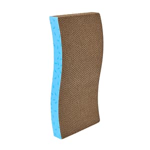 anipro Драскалка за котки S-образна, 43х21.5х6.4 см