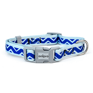 аnipro Soft Touch Blue whale нашийник лента 10мм/20-35см със сива тока