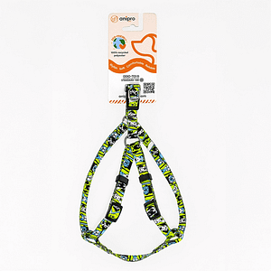 аnipro Soft Touch Dog selfie нагръдник лента 10мм/20-35см с черна тока