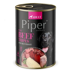 Piper Adult Dog храна за кучета с говеждо шкембе и червено цвекло, 400 г