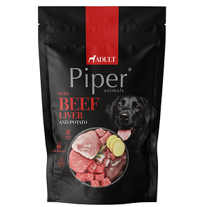 Piper Adult Dog пауч за кучета с говежди дроб и картофи, 500 г