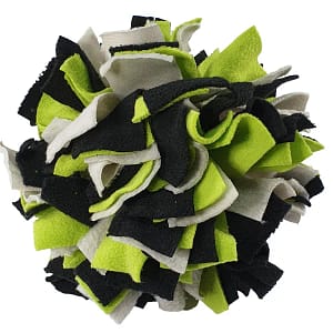 Поларена топка COLORE зелена-черна-сива Ø20 см.