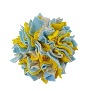 Поларена топка COLORE жълто-светло синьо Ø10 см.