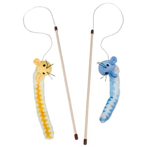 Въдица с дълга мишка с пукащо тяло 45 см./75 см.