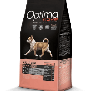 OPTIMA NOVA ADULT MINI SENSITIVIE SALMON & POTATO - Сьомга и картоф 8кг