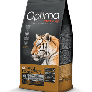 OPTIMA NOVA CAT Adult Chicken & Potato - Пиле и Картофи 8кг