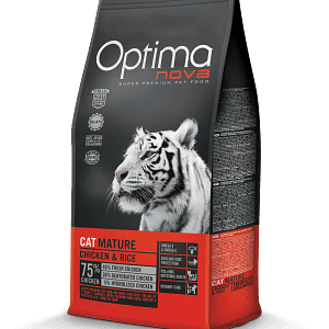 OPTIMA NOVA CAT Mature Chicken & Rice - Пиле и ориз 8кг