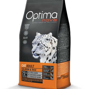 OPTIMA NOVA CAT Adult Salmon & Rice - Сьомга и Ориз 8кг