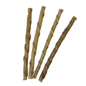 Лакомство за куче Кожени Солети - 13 см. ; 4/6 мм. - 100 бр.