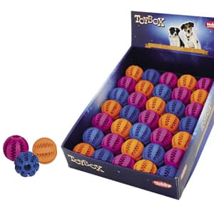 Гумена топка с шипове различни цветове