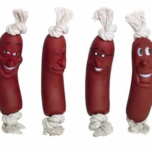 Играчка винил с въже “Забавни саламчета“