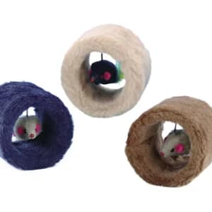 Играчка плюшен тунел с мишка