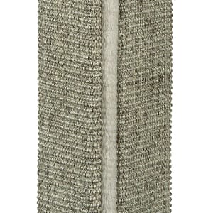 Скрачер дъска с плюш ъглова - сива 49*22см