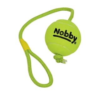 Играчка въже с тенис топка - размер XL