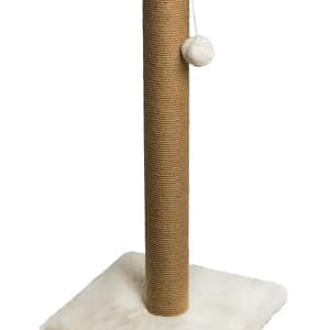 Скрачер стълб + топче бял