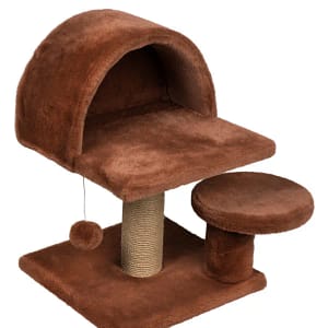 Скрачер 2 стълба + свод + кръг + топче канелен