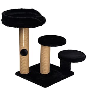 Скрачер 3 стълбa + 3 кръга + топче черен