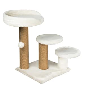 Скрачер 3 стълбa + 3 кръга + топче бял