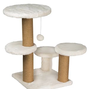 Скрачер 3 стълбa + 4 кръга + топче бял