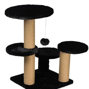 Скрачер 3 стълбa + 4 кръга + топче черен