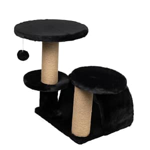 Скрачер 2 стълба + свод + хамак + 2 кръга + топче черен