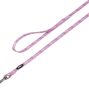 Повод Comouflage 120 см./10 мм. розов