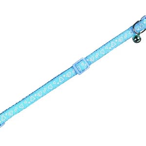 Нашийник за котка Heart син