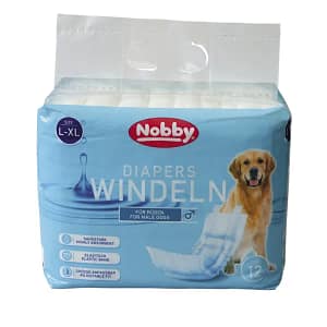 Памперс гащи за мъжки кучета L-XL