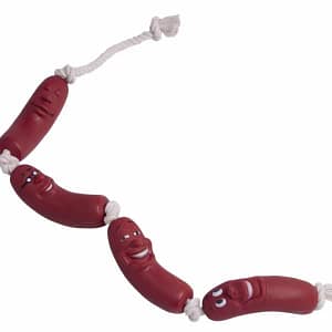 Играчка винил с въже “4 Забавни саламчета“