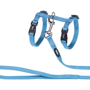 Комплект за котки нагръдник + повод