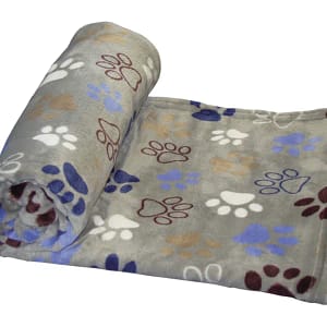 Поларено одеяло LISSI Classic светло сиво 100*150см