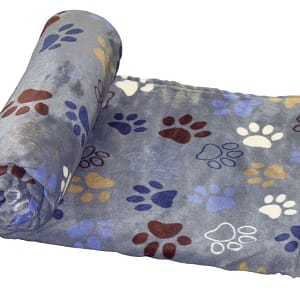 Поларено одеяло LISSI Classic тъмно сиво 100*150см