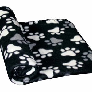 Поларено одеяло "PIPPA" черно 100*150см