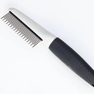 Гребен къси и дълги с кожена дръжка 35 зъбци MY HOBBY
