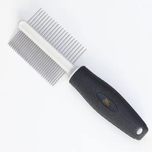 Гребен двустранен с кожена дръжка MY HOBBY